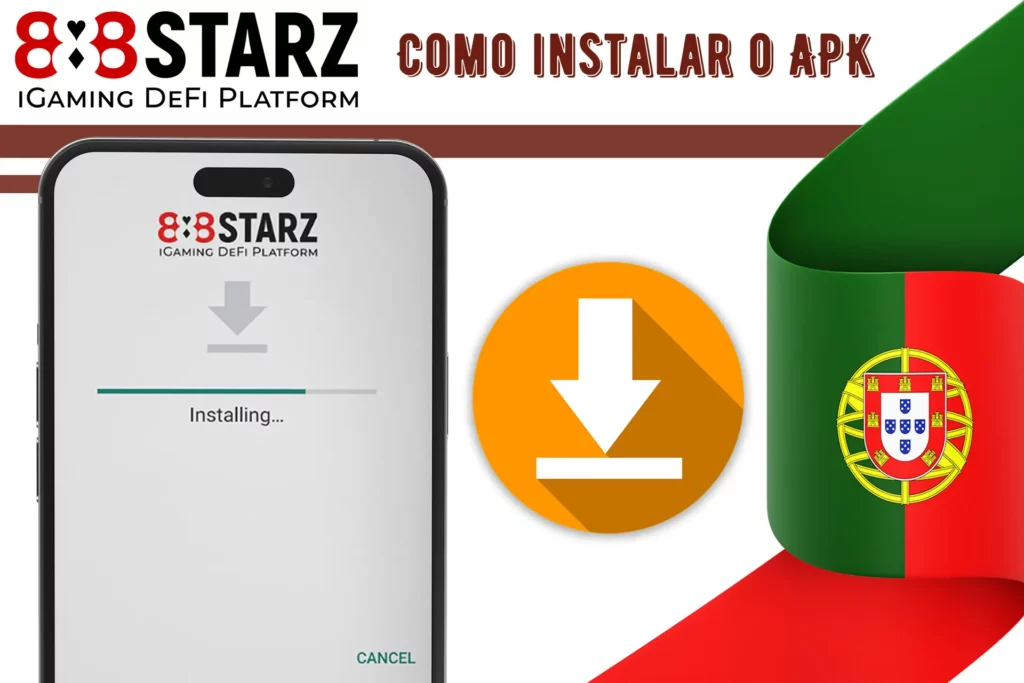 Instalação do 888Starz APK no Android